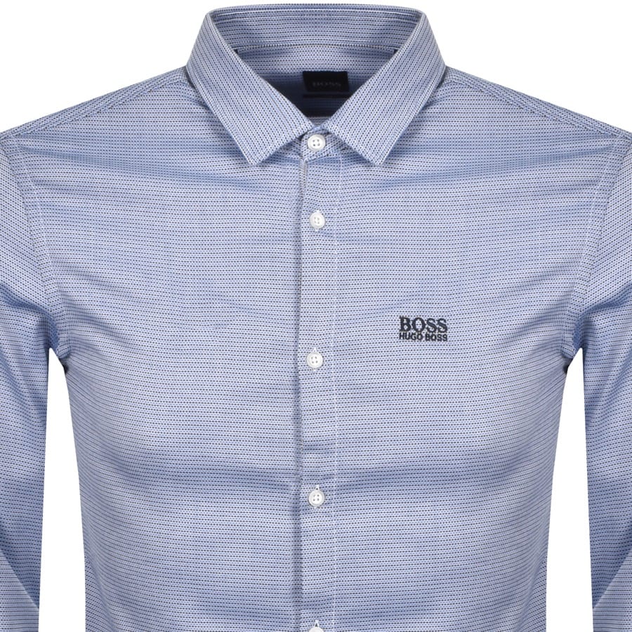 Alternative Image for ProductBOSS Athleisure Brod Long Sleeved Shirt Blue2